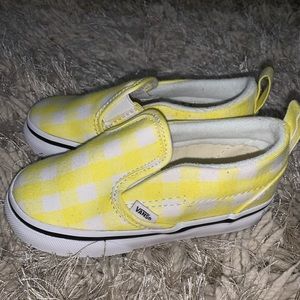 New Plaid Vans shoes girls toddler 7.5